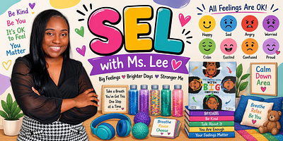 SEL with Ms.Lee | Stories & crafts to help manage emotions