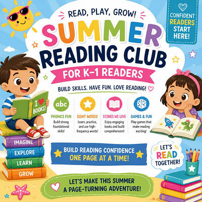 Summer Reading Adventure Club for K–1