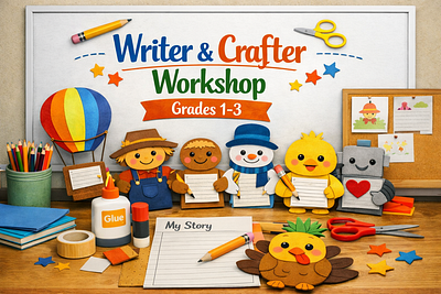 Writer & Crafter Workshop (Grades 1–3)
