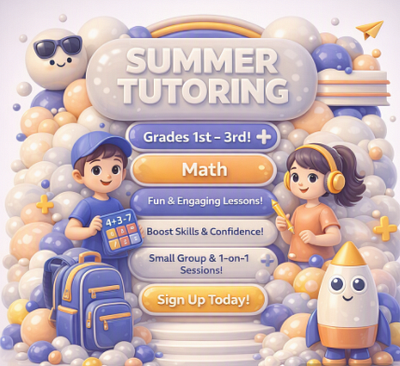 Let's Play 1st-3rd Grade Math Skills Review Game