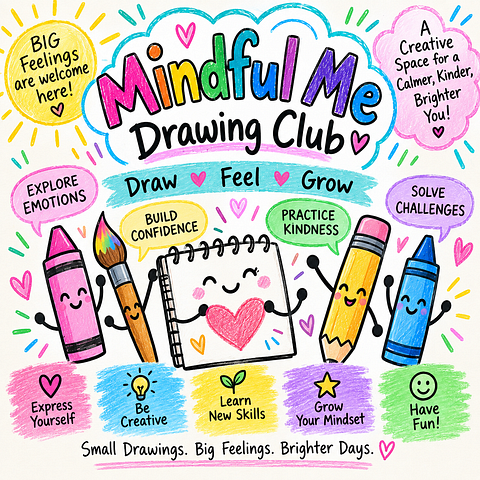 Mindful Me Club through Drawing!