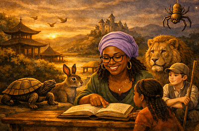 Fables, Folktales, and Storytelling with Ms. Chante: Finding Morals and Meanings
