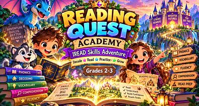 🏰 Reading Quest Academy: Unlock the Reading Kingdom | IREAD Skills Practice