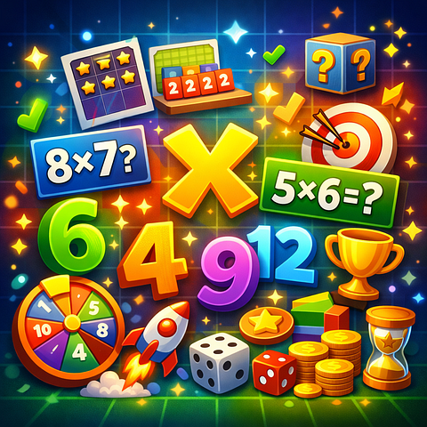 Multiplication Masters: Math Facts Game Club