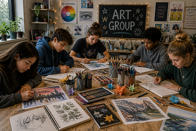 Creative Art & Fold Studio (Grades 6-8)