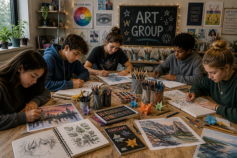 Creative Art & Fold Studio (Grades 6-8)