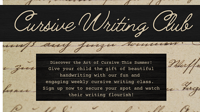 Cursive Writing Club