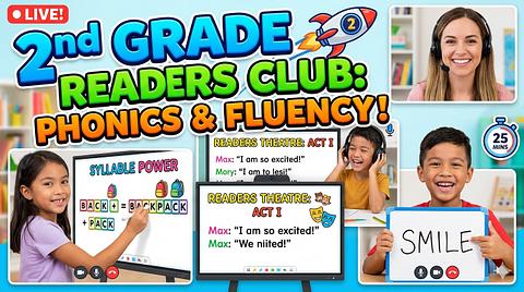 Second Grade Reading: Phonics and Fluency Club!