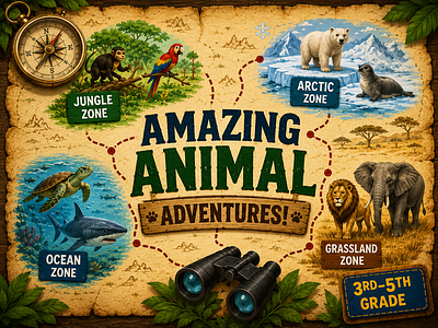 Amazing Animal Adventures! 3rd-5th grade