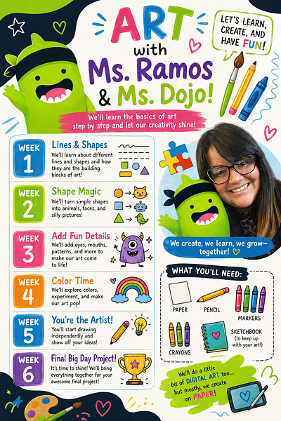 Little Artists Club: Learn the Basics of Drawing