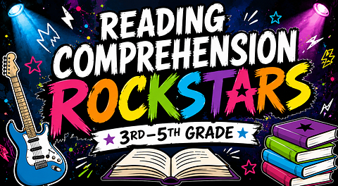 Reading Comprehension Rockstars! 🎸