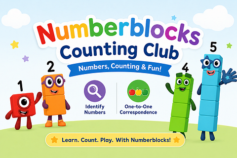 Number Blocks Counting Club: Numbers, Counting & Fun!