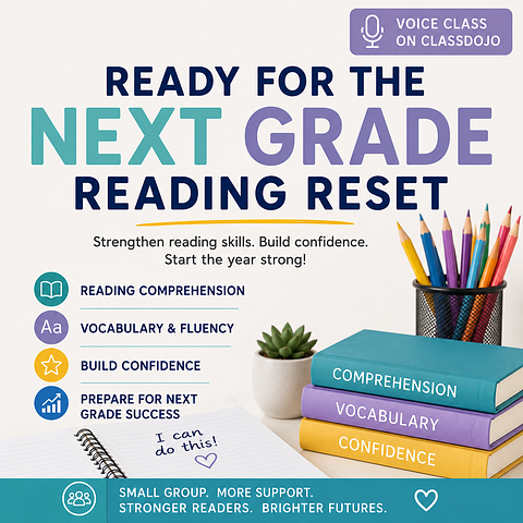 Ready for Next Grade Reading Reset