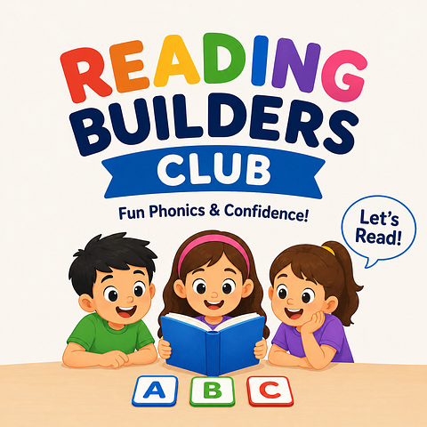 Reading Builders Club (Fun Phonics & Confidence!)