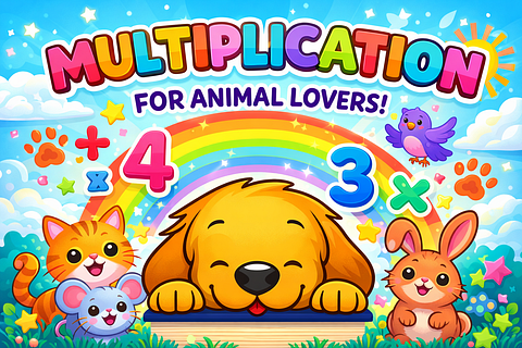 🐾Multiplication Mastery for Animal Lovers