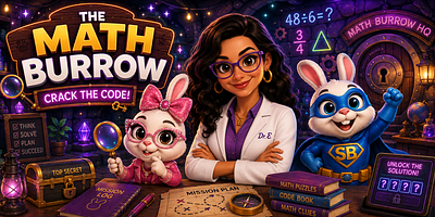 🐰 The Math Burrow Crack the Code Bougie Bunny & Super Bun | Grades 4–5 | 25 Min
