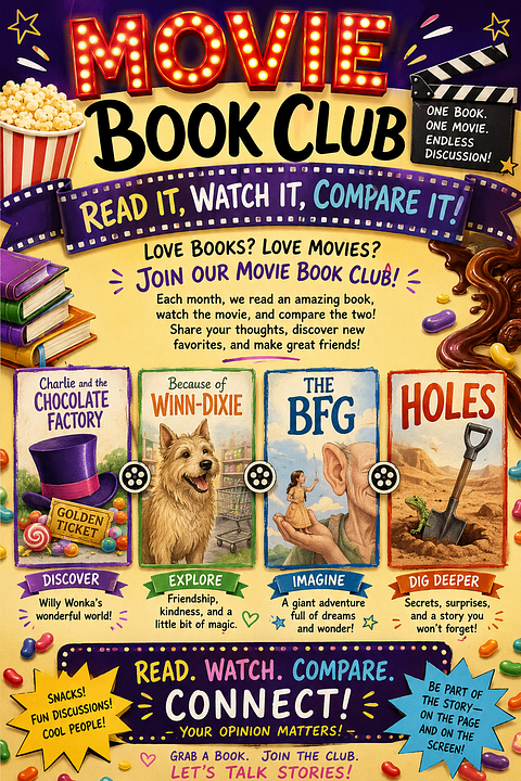 Movie Book Club: Read it, Watch it, Compare it