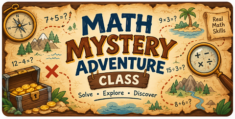 Math Mystery Adventure - 2nd Grade Math Skills