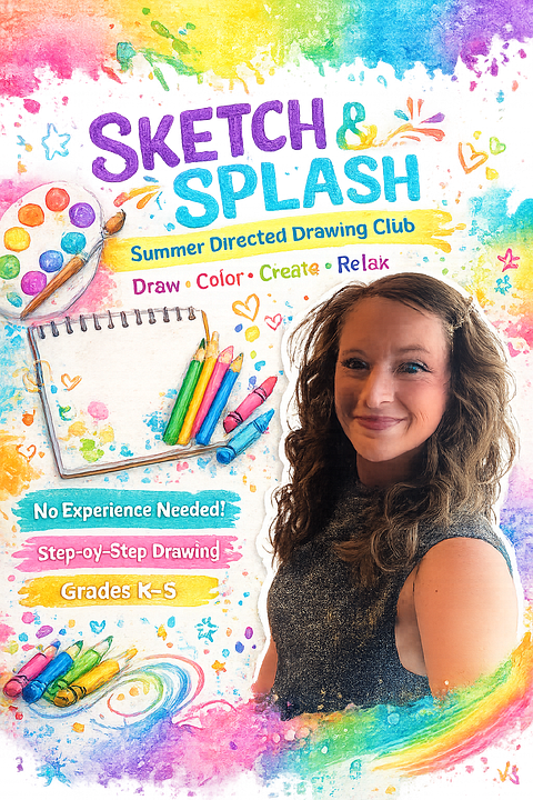 Sketch & Splash: A Summer Directed Drawing Club